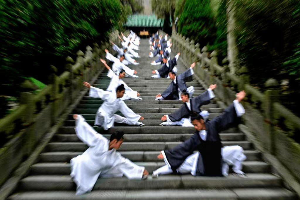 Wudang kung fu practice