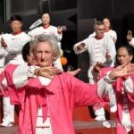 Local residents of Melbourne, Australia participate in Tai Chi classes