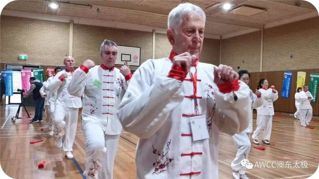 Tai Chi warm up in Melbourne, Australia