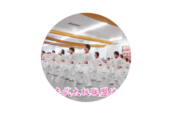 Local residents in Melbourne, Australia practice Tai Chi