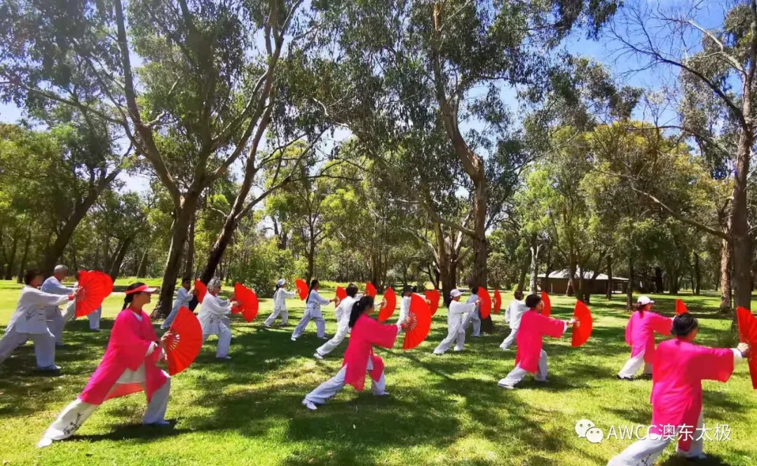 Australia Melbourne tai chi lawn class